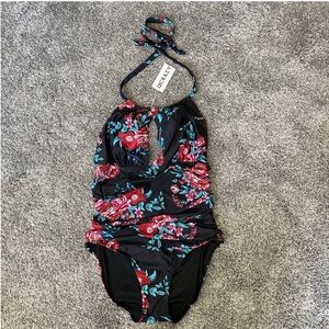 New tummy control one piece bathing suit
